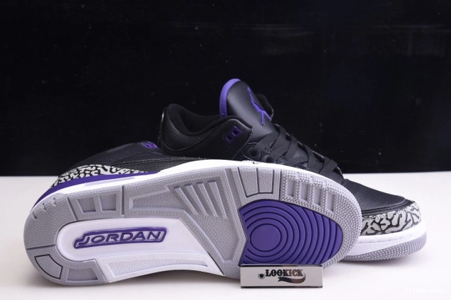 Black Air Retro Court CT8532-050 Purple 3 Jordan 0910